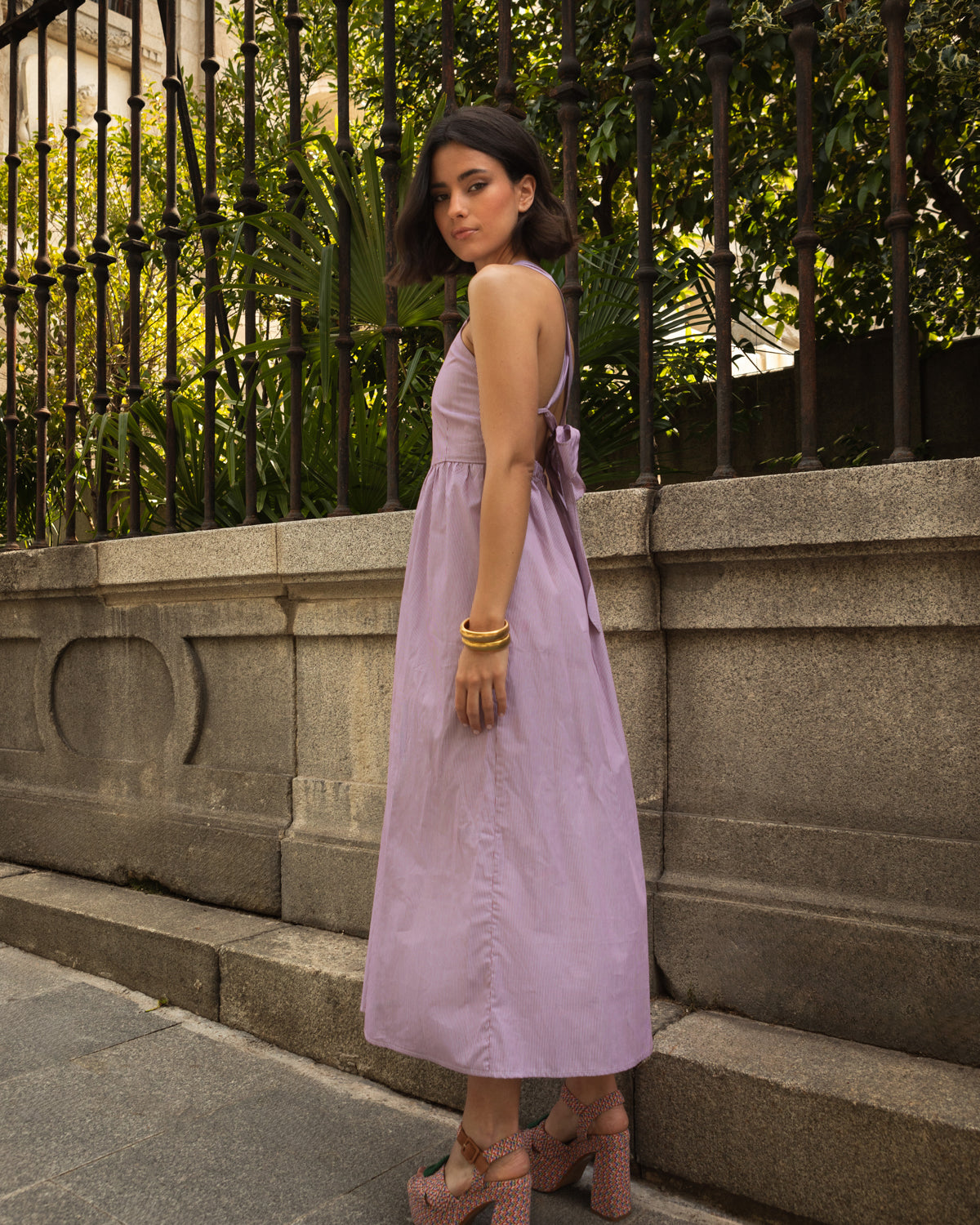 Vestido Cosmic Mil rayas Rojas