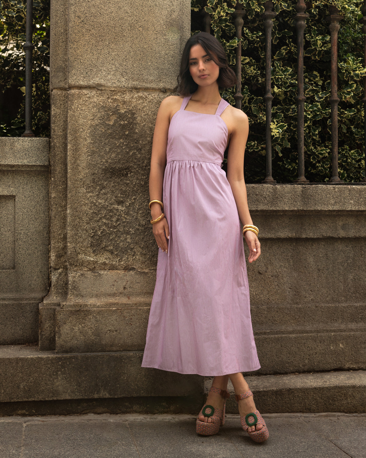 Vestido Cosmic Mil rayas Rojas