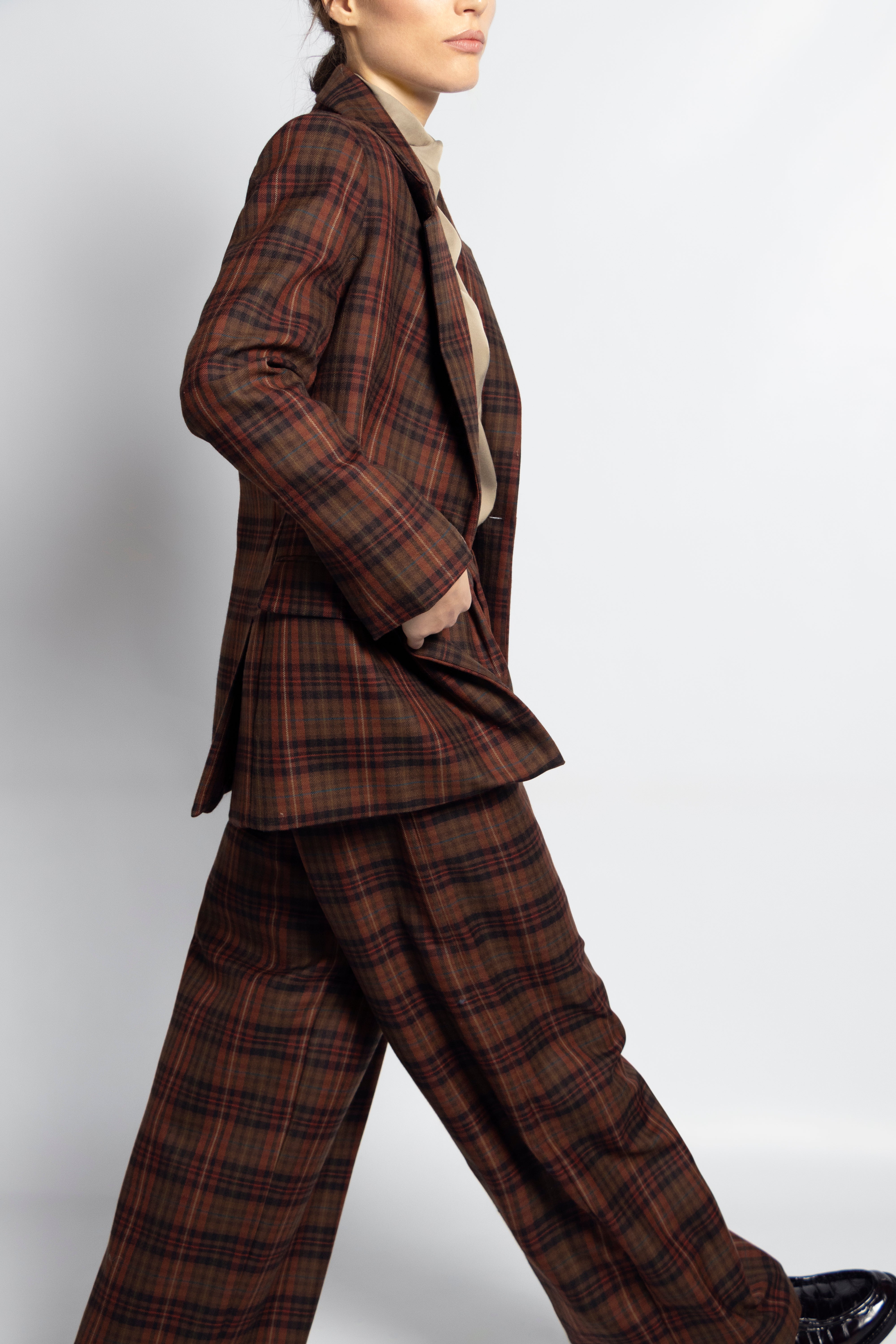 Blazer Hutton Cuadros - Edición Limitada