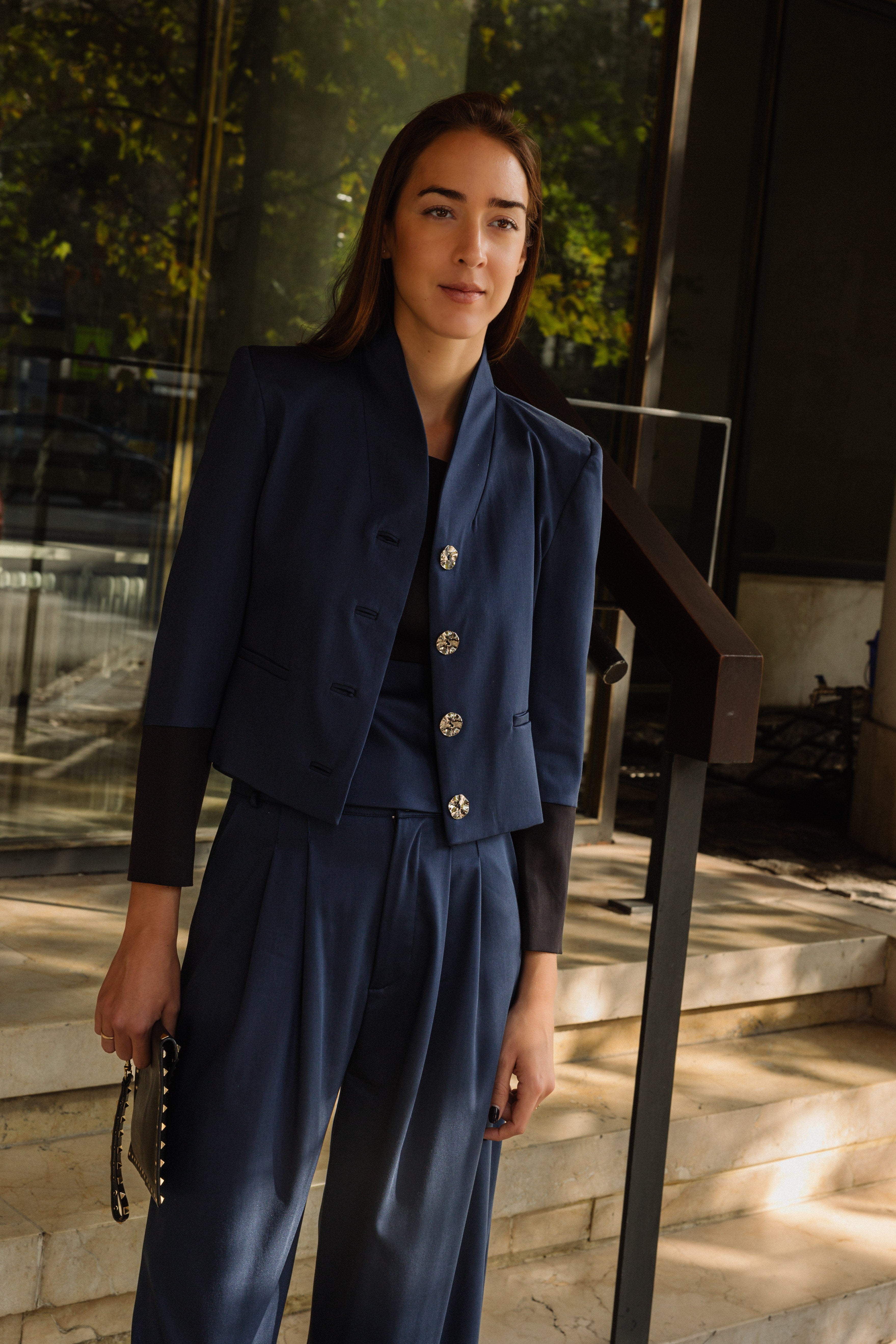 Chaqueta Carmen Marino-Negro
