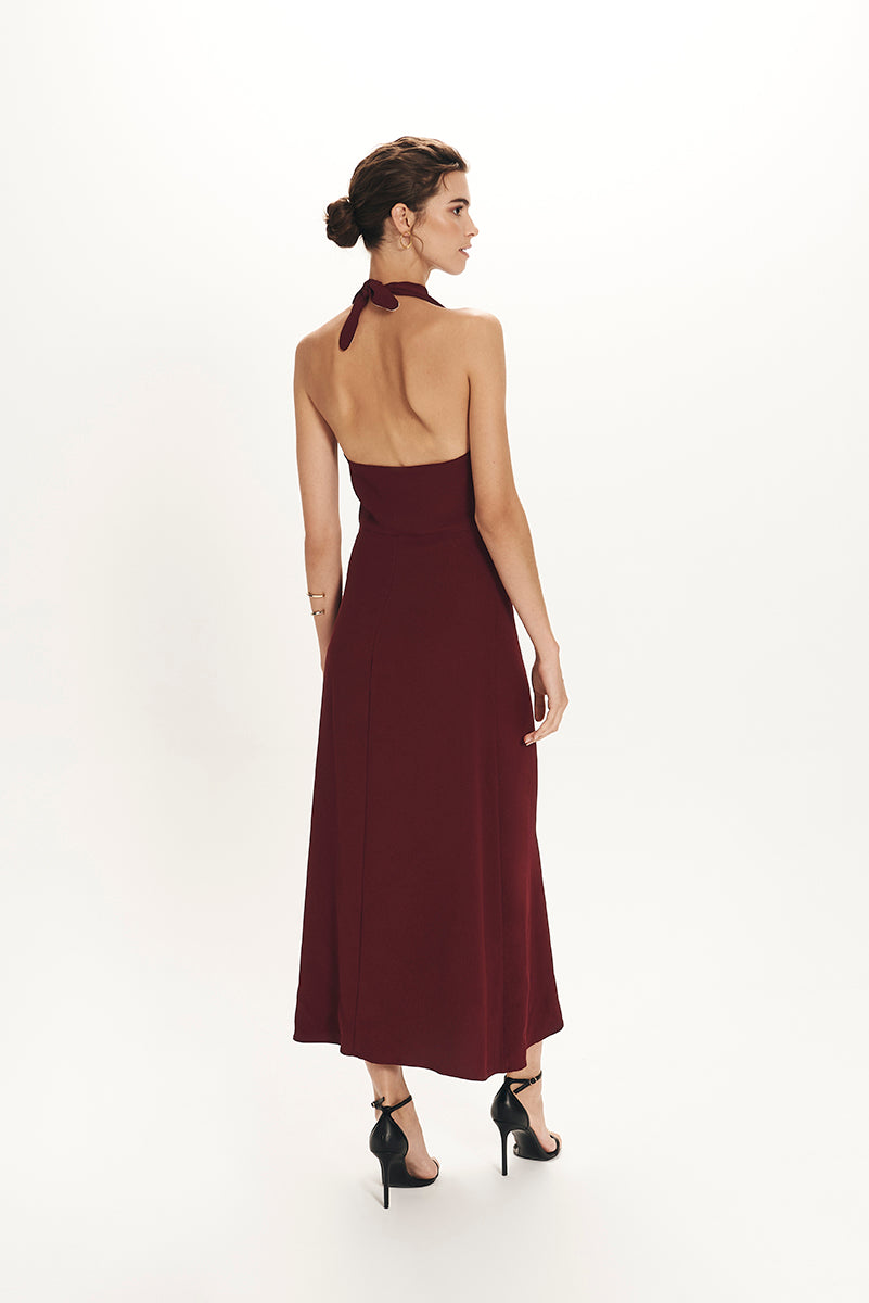 Vestido Jagger Burdeos