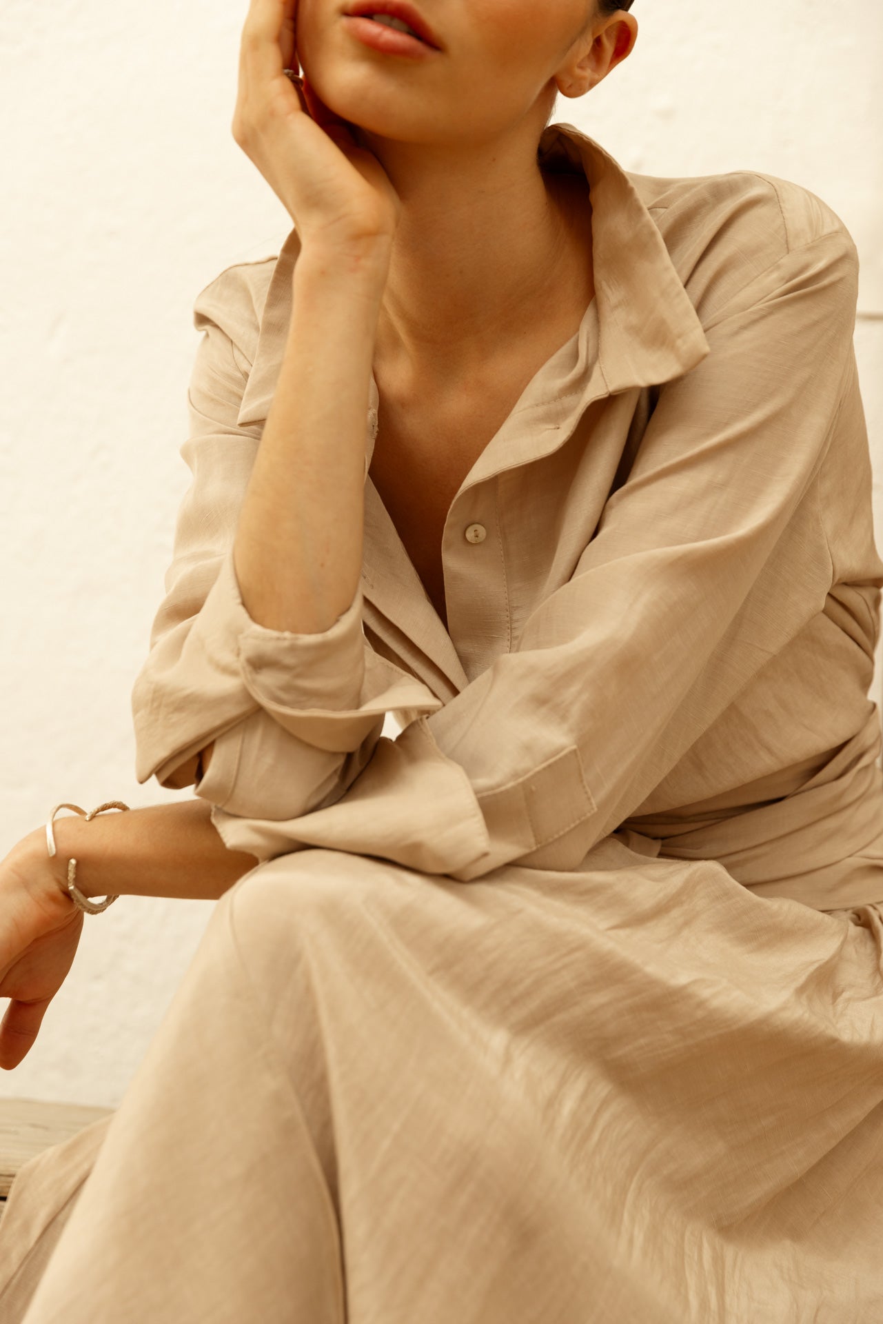 Blusa Bessette Beige