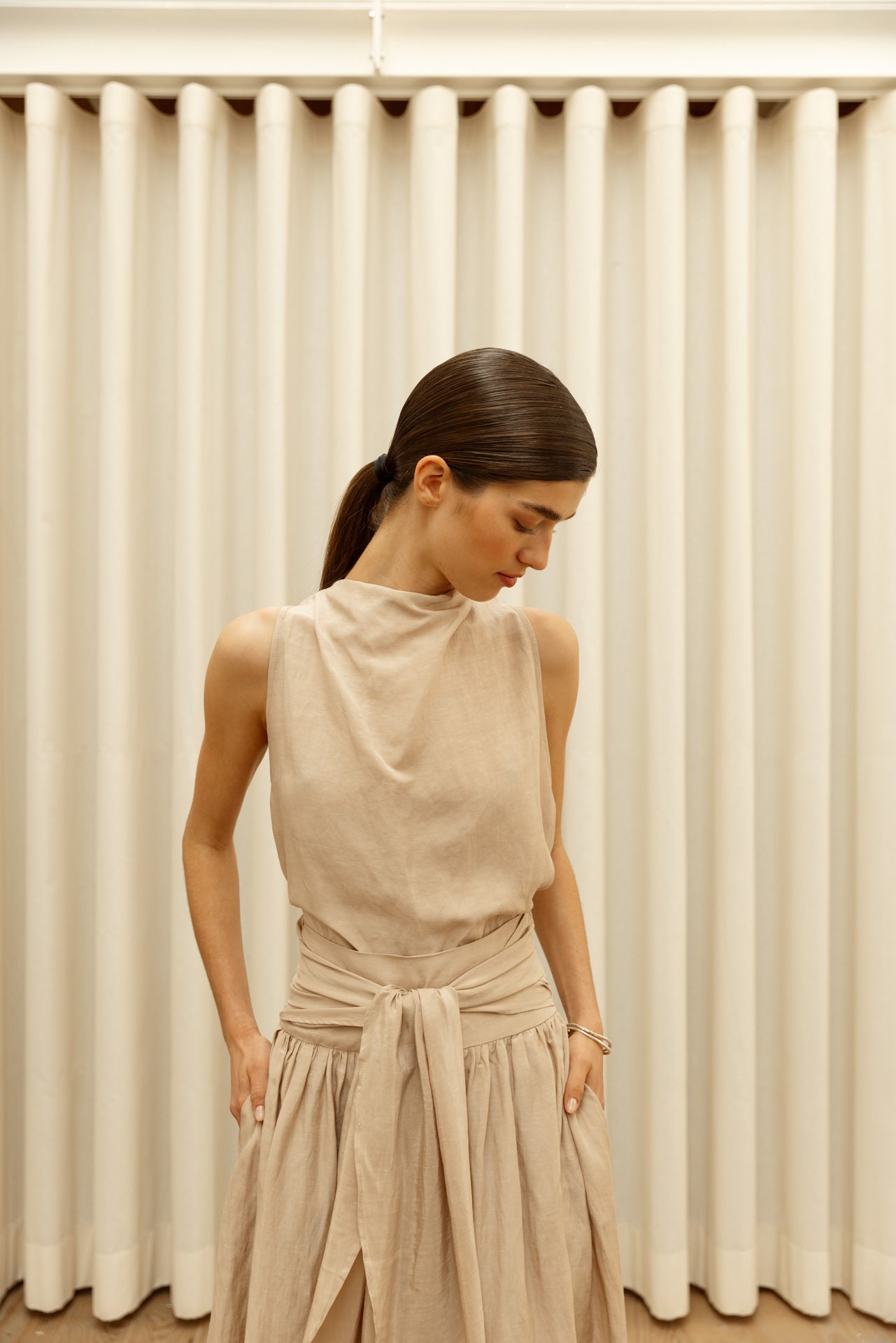 Top Sofía Beige
