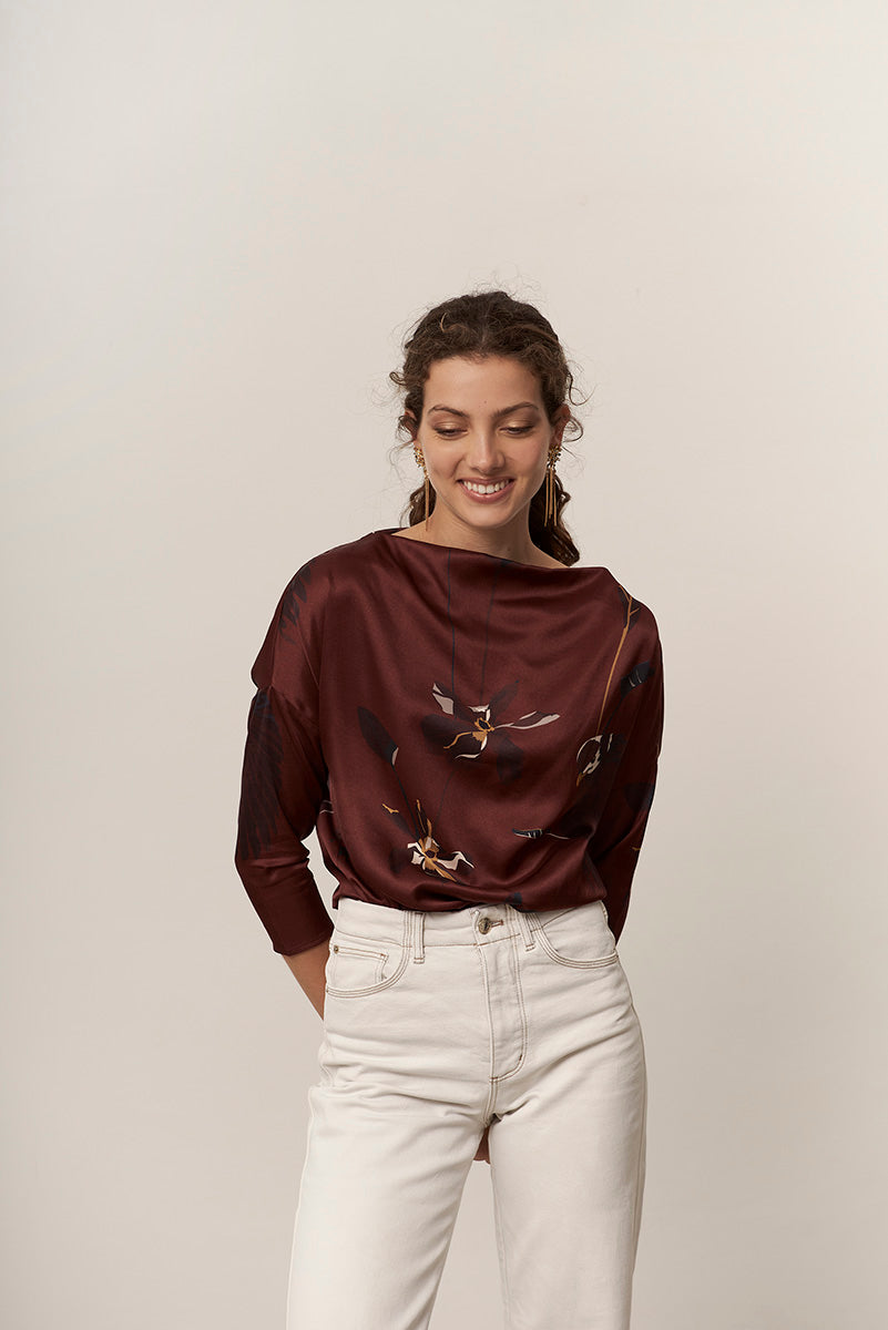 Blusa Harry Pájaro Teja